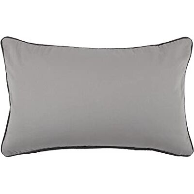 Stof Nishane Coussin Duo Souris/Gris 30X50 cm Stof Nishane Coussin Duo Souris/Gris 30X50 cm