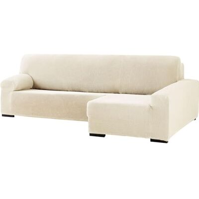 ECOMMERC3 Funda de Sofá Chaiselongue Bielástica para Brazo Largo Derecha – Funda Sofá Chaise Longue Color Crudo Adaptable a Todos los Modelos Funda Sofá Ajuste Espumas de Sujeción ECOMMERC3 Funda de Sofá Chaiselongue Bielástica para Brazo Largo Derecha – Funda Sofá Chaise Longue Color Crudo Adaptable a Todos los Modelos Funda Sofá Ajuste Espumas de Sujeción