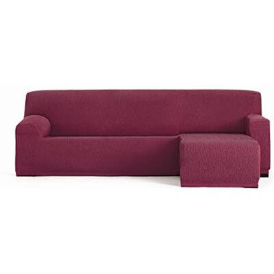 Eysa Funda Chaise Longue elástica Llion Color 08/Burdeos, Brazo Corto Derecha Vista Frontal Eysa Funda Chaise Longue elástica Llion Color 08/Burdeos, Brazo Corto Derecha Vista Frontal