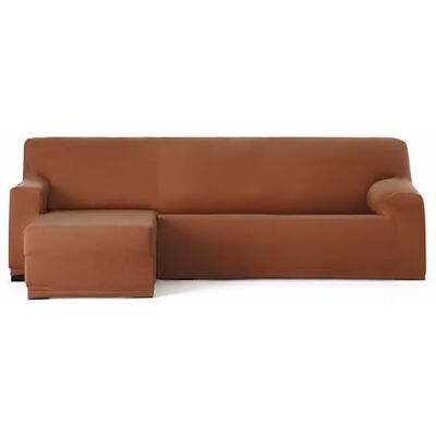 Eysa Funda de sofá bielástica para Chaise Longue con el Brazo Corto Lado Izquierdo Vista Frontal Color Caldera diseño Harlem Eysa Funda de sofá bielástica para Chaise Longue con el Brazo Corto Lado Izquierdo Vista Frontal Color Caldera diseño Harlem