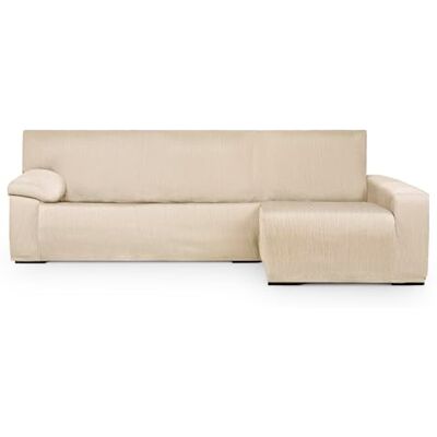 Eysa Luz Funda de sofá para Chaise Longue Mini con el Brazo Largo Lado Derecho Vista Frontal Color Crudo Eysa Luz Funda de sofá para Chaise Longue Mini con el Brazo Largo Lado Derecho Vista Frontal Color Crudo