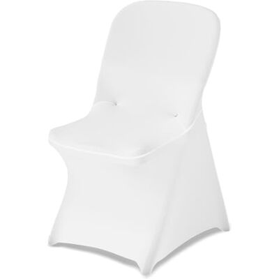 VEVOR Fundas Sillas de Comedor 30 Piezas, Funda para Sillones Elástica de Poliéster y Elastano, para Sillas de hasta 46 x 50 x 86 cm, Tela Suave y Transpirable, para Boda, Fiestas, Banquetes, Blanco VEVOR Fundas Sillas de Comedor 30 Piezas, Funda para Sillones Elástica de Poliéster y Elastano, para Sillas de hasta 46 x 50 x 86 cm, Tela Suave y Transpirable, para Boda, Fiestas, Banquetes, Blanco