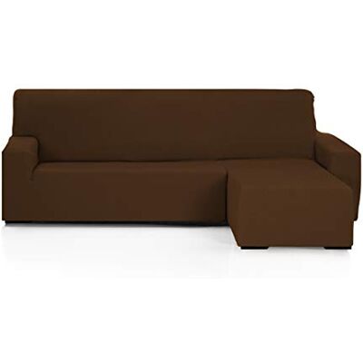 Martina Home Funda Chaise Longue Elástica Brazo Derecho Corto (Visto de Frente), Marrón Martina Home Funda Chaise Longue Elástica Brazo Derecho Corto (Visto de Frente), Marrón