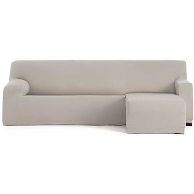 Eysa Funda de sofá bielástica para Chaise Longue con el Brazo Corto Lado Derecho Vista Frontal Color Lino diseño Harlem Eysa Funda de sofá bielástica para Chaise Longue con el Brazo Corto Lado Derecho Vista Frontal Color Lino diseño Harlem
