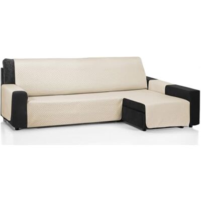 ECOMMERC3 Funda para Sofá Chaise Long 240 cm Validó para Chaise Long Brazo Derecho y Izquierdo Funda Sofá Chaise Long Ajustable Color Beige ECOMMERC3 Funda para Sofá Chaise Long 240 cm Validó para Chaise Long Brazo Derecho y Izquierdo Funda Sofá Chaise Long Ajustable Color Beige