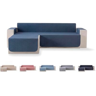 Todocama – Funda Cubre sofá, plazas, Protector de sofás Acolchado de Rombos, Transpirable, fácil de Limpiar, (Azul grisáceo, Chaise Izquierdo 200cm) Todocama – Funda Cubre sofá, plazas, Protector de sofás Acolchado de Rombos, Transpirable, fácil de Limpiar, (Azul grisáceo, Chaise Izquierdo 200cm)