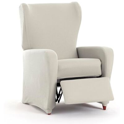Eysa Funda de sofá bielástica para sillón Relax Color Crudo diseño Harlem Eysa Funda de sofá bielástica para sillón Relax Color Crudo diseño Harlem