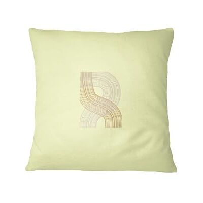 Bona Basics , Funda de cojín Decorativa,Decoración del hogar, para sofá, cafetería, Tamaño: 45X45 cm, Color: Amarillo Claro Bona Basics , Funda de cojín Decorativa,Decoración del hogar, para sofá, cafetería, Tamaño: 45X45 cm, Color: Amarillo Claro