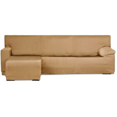 Eysa Luz Funda de sofá para Chaise Longue Mini con el Brazo Corto Lado Izquierdo Vista Frontal Color Mostaza Eysa Luz Funda de sofá para Chaise Longue Mini con el Brazo Corto Lado Izquierdo Vista Frontal Color Mostaza