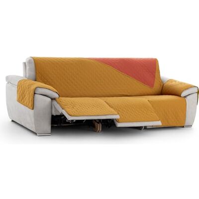 ECOMMERC3 Funda Sillón Relax 3x3 Acolchada y Reversible Funda Sillón Relax Mostaza Protector de Sofá Ajustable, Confort Extra y Diseño Elegante ECOMMERC3 Funda Sillón Relax 3x3 Acolchada y Reversible Funda Sillón Relax Mostaza Protector de Sofá Ajustable, Confort Extra y Diseño Elegante
