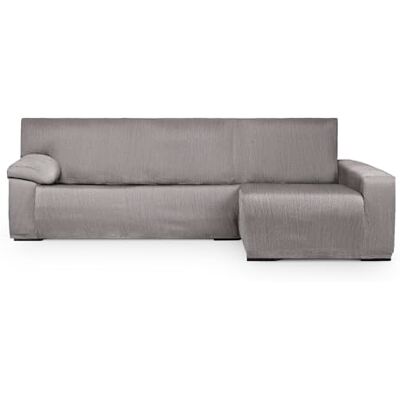 Eysa Luz Funda de sofá para Chaise Longue 250cm-315cm Brazo Largo Derecho Vista Frontal Gris Eysa Luz Funda de sofá para Chaise Longue 250cm-315cm Brazo Largo Derecho Vista Frontal Gris