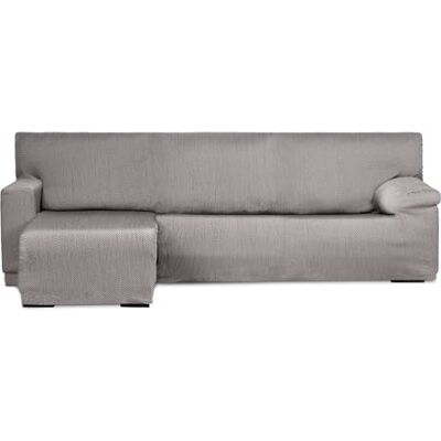 Eysa Luz Funda de sofá para Chaise Longue con el Brazo Corto Lado Izquierdo Vista Frontal Color Gris Eysa Luz Funda de sofá para Chaise Longue con el Brazo Corto Lado Izquierdo Vista Frontal Color Gris