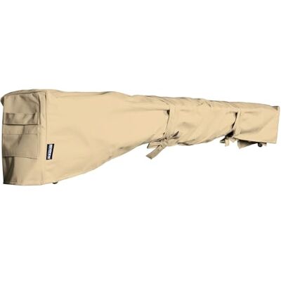 ADVANING Funda protectora para toldos retráctiles de 12 pies de ancho, tela de poliéster resistente a la intemperie, color beige ADVANING Funda protectora para toldos retráctiles de 12 pies de ancho, tela de poliéster resistente a la intemperie, color beige