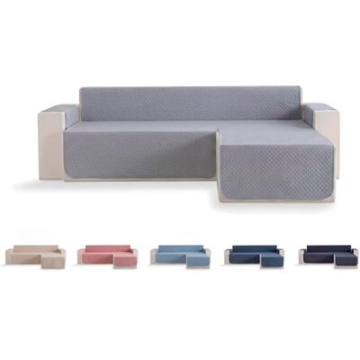 Todocama – Funda Cubre sofá, plazas, Protector de sofás Acolchado de Rombos, Transpirable, fácil de Limpiar, (Gris Claro, Chaise Derecho 240cm) Todocama – Funda Cubre sofá, plazas, Protector de sofás Acolchado de Rombos, Transpirable, fácil de Limpiar, (Gris Claro, Chaise Derecho 240cm)