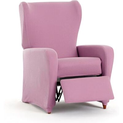 Eysa Funda de sofá bielástica para sillón Relax Color Rosa diseño Harlem Eysa Funda de sofá bielástica para sillón Relax Color Rosa diseño Harlem