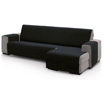 ECOMMERC3 Funda Sofá Chaise Longue para Brazo Derecho Tamaño Respaldo 28 cm Funda Sofá Chaise Longue Color Negro Tacto Suave 1% Made in Spain ECOMMERC3 Funda Sofá Chaise Longue para Brazo Derecho Tamaño Respaldo 28 cm Funda Sofá Chaise Longue Color Negro Tacto Suave 1% Made in Spain