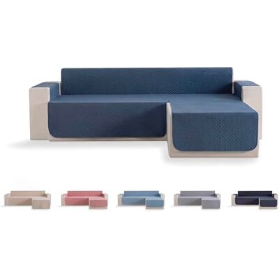 Todocama – Funda Cubre sofá, plazas, Protector de sofás Acolchado de Rombos, Transpirable, fácil de Limpiar, (Azul grisáceo, Chaise Derecho 200cm) Todocama – Funda Cubre sofá, plazas, Protector de sofás Acolchado de Rombos, Transpirable, fácil de Limpiar, (Azul grisáceo, Chaise Derecho 200cm)