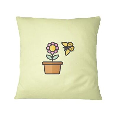 Bona Basics , Funda de cojín Decorativa,Decoración del hogar, para sofá, cafetería, Tamaño: 45X45 cm, Color: Amarillo Claro Bona Basics , Funda de cojín Decorativa,Decoración del hogar, para sofá, cafetería, Tamaño: 45X45 cm, Color: Amarillo Claro