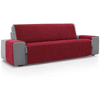 ECOMMERC3 Funda Sofá Tamaño 3 Plazas Funda Sofá Color Rojo Tacto Suave 1% Made in Spain ECOMMERC3 Funda Sofá Tamaño 3 Plazas Funda Sofá Color Rojo Tacto Suave 1% Made in Spain