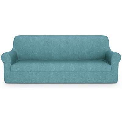 PETTI ARTIGIANI ITALIANI Fundas Sofa, Funda Sofa 4 Plazas, Funda de Sofa, Funda Sofa Elastica, Funda de Sofa y Funda de Sillon, 100% Made in Italy, Turquesa PETTI ARTIGIANI ITALIANI Fundas Sofa, Funda Sofa 4 Plazas, Funda de Sofa, Funda Sofa Elastica, Funda de Sofa y Funda de Sillon, 100% Made in Italy, Turquesa