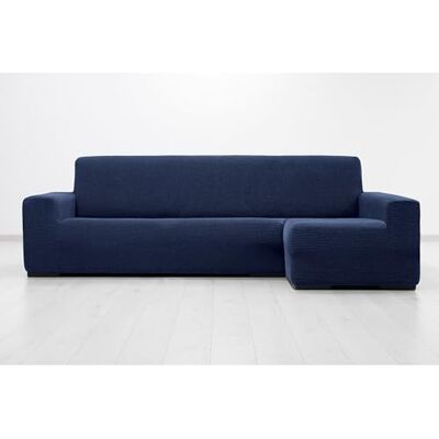 MAXIFUNDAS FUNDAS DE SOFA & CHAISE LONGUE MAXIFUNDAS Funda Chaise Longue Super Elástica Brazo Derecho Largo Modelo Relive Alta Elasticidad y Tacto Suave Color Marino Hecho en España MAXIFUNDAS FUNDAS DE SOFA & CHAISE LONGUE MAXIFUNDAS Funda Chaise Longue Super Elástica Brazo Derecho Largo Modelo Relive Alta Elasticidad y Tacto Suave Color Marino Hecho en España