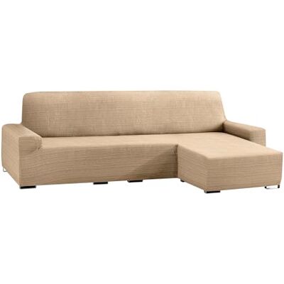 Eysa Aquiles bielástico Chaise Longue Corto Brazo Derecho, Polyester-Cotton, Beige, 43 x 37 x 14 cm Eysa Aquiles bielástico Chaise Longue Corto Brazo Derecho, Polyester-Cotton, Beige, 43 x 37 x 14 cm