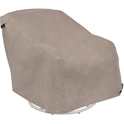 Modern Leisure Garrison Funda para silla giratoria de patio, impermeable, 37.5 pulgadas de largo x 39.2 pulgadas de ancho x 38.5 pulgadas de alto, color arenisca Modern Leisure Garrison Funda para silla giratoria de patio, impermeable, 37.5 pulgadas de largo x 39.2 pulgadas de ancho x 38.5 pulgadas de alto, color arenisca
