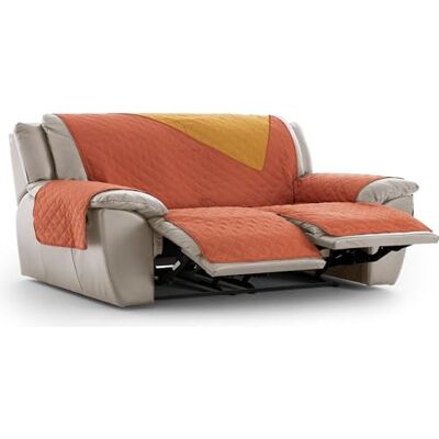 ECOMMERC3 Funda Sillón Relax 3x2 Acolchada y Reversible Funda Sillón Relax Teja Protector de Sofá Ajustable, Confort Extra y Diseño Elegante ECOMMERC3 Funda Sillón Relax 3x2 Acolchada y Reversible Funda Sillón Relax Teja Protector de Sofá Ajustable, Confort Extra y Diseño Elegante