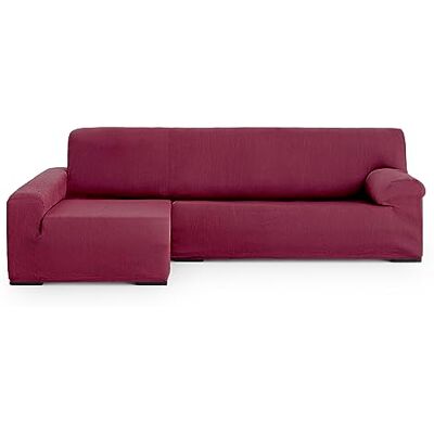 Eysa Poseidon Funda de sofá Chaise Longue elástica 250-315cm Brazo Largo Izquierdo Vista Frontal Color Granate Eysa Poseidon Funda de sofá Chaise Longue elástica 250-315cm Brazo Largo Izquierdo Vista Frontal Color Granate