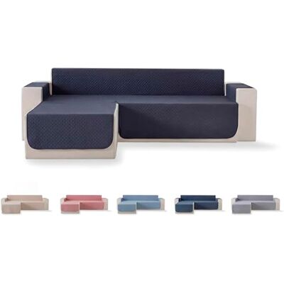 Todocama – Funda Cubre sofá, plazas, Protector de sofás Acolchado de Rombos, Transpirable, fácil de Limpiar, (Gris Oscuro, Chaise Izquierdo 200cm) Todocama – Funda Cubre sofá, plazas, Protector de sofás Acolchado de Rombos, Transpirable, fácil de Limpiar, (Gris Oscuro, Chaise Izquierdo 200cm)