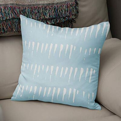 Bonamaison Fundas para Cojínes, Turquesa y Blanco Funda de Almohada Elegante y Suave para Sofá Coche Moderna Decoración del Hogar Habitación, 43x43 Cm Diseñado y Fabricado en Turquía Bonamaison Fundas para Cojínes, Turquesa y Blanco Funda de Almohada Elegante y Suave para Sofá Coche Moderna Decoración del Hogar Habitación, 43x43 Cm Diseñado y Fabricado en Turquía