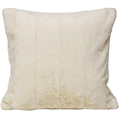 Paoletti Empress Falsa Piel Funda de Cojín - Crema - Talla Única Paoletti Empress Falsa Piel Funda de Cojín - Crema - Talla Única