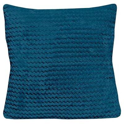 Soleil d'ocre , Cojín 45x45 cm COCOONING Azul petróleo Soleil d'ocre , Cojín 45x45 cm COCOONING Azul petróleo