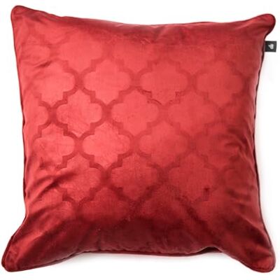 Chic Home Funda de Terciopelo en Relieve Morocco 45 x 45 Merlot Chic Home Funda de Terciopelo en Relieve Morocco 45 x 45 Merlot