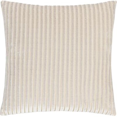 Paoletti Cojín Savoy Stripe Relleno de Plumas: Reversible, de Terciopelo Suave y Texturizado, Decorativo para sofás, Camas y sillones (Ostra 50x50cm) Paoletti Cojín Savoy Stripe Relleno de Plumas: Reversible, de Terciopelo Suave y Texturizado, Decorativo para sofás, Camas y sillones (Ostra 50x50cm)