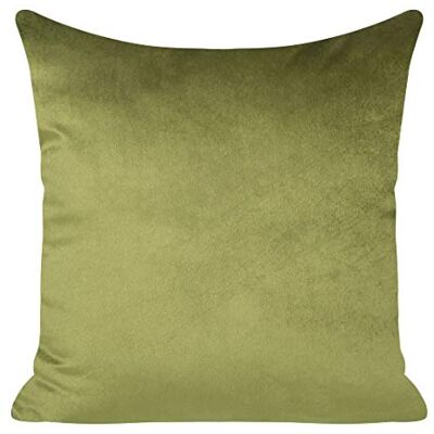 Eurofirany Juego de 2 Fundas de cojín de Terciopelo, Juego de 2 Fundas de cojín de sofá, Decorativas, cojín Decorativo, Color Verde Oliva, 40 x 40 cm Eurofirany Juego de 2 Fundas de cojín de Terciopelo, Juego de 2 Fundas de cojín de sofá, Decorativas, cojín Decorativo, Color Verde Oliva, 40 x 40 cm