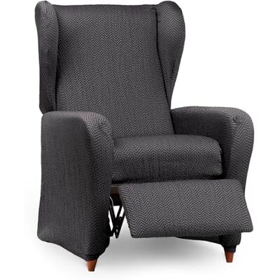 Eysa Luz Funda de sofá elástica para sillón Relax Color Antracita Eysa Luz Funda de sofá elástica para sillón Relax Color Antracita