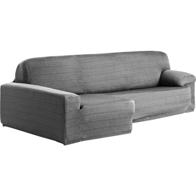 ECOMMERC3 Funda Sofá Chaise Longue Brazo Largo Izquierda Elástica de Jacquard – Funda Sofá ChaiseLongue Color Gris Ajuste Universal con Espumas de Sujeción y Gomas Antideslizantes ECOMMERC3 Funda Sofá Chaise Longue Brazo Largo Izquierda Elástica de Jacquard – Funda Sofá ChaiseLongue Color Gris Ajuste Universal con Espumas de Sujeción y Gomas Antideslizantes