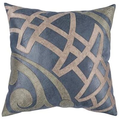 Stanley Hecho a Mano, Decorativos, Terciopelo al Tacto, Bordado con láser, Funda de cojín para sofá del hogar (estándar, Gris/Caqui, 45 x 45 cm (Pack of 1) Stanley Hecho a Mano, Decorativos, Terciopelo al Tacto, Bordado con láser, Funda de cojín para sofá del hogar (estándar, Gris/Caqui, 45 x 45 cm (Pack of 1)