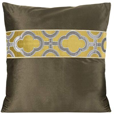 Eurofirany Fundas de cojín, Fundas de sofá, Fundas de cojín Decorativas, Pack Doble, Juego de 2 Fundas de Almohada, Cojines Decorativos, Beige, 45 x 45 cm, 2 Eurofirany Fundas de cojín, Fundas de sofá, Fundas de cojín Decorativas, Pack Doble, Juego de 2 Fundas de Almohada, Cojines Decorativos, Beige, 45 x 45 cm, 2