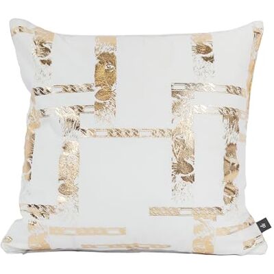 Chic Home Funda de Terciopelo King of Chic Gold 45x45 Chic Home Funda de Terciopelo King of Chic Gold 45x45