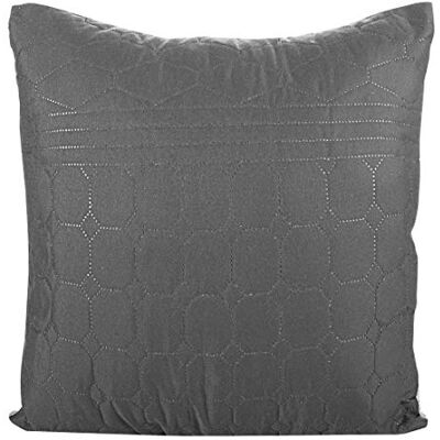 Eurofirany Design91 Fundas de cojín, Fundas de Acero Gris Plata, Fundas de Almohada Bicolor, Acolchadas, patrón geométrico, Dormitorio, salón, Sencillo, 40 x 40 cm Eurofirany Design91 Fundas de cojín, Fundas de Acero Gris Plata, Fundas de Almohada Bicolor, Acolchadas, patrón geométrico, Dormitorio, salón, Sencillo, 40 x 40 cm