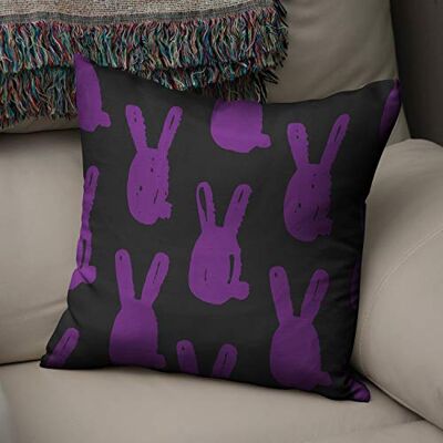 Bonamaison Fundas para Cojínes, Morado y Negro Funda de Almohada Silla Oficina Cama Decorativa Moderna Decoración del Hogar Habitación, 43x43 Cm Diseñado y Fabricado en Turquía Bonamaison Fundas para Cojínes, Morado y Negro Funda de Almohada Silla Oficina Cama Decorativa Moderna Decoración del Hogar Habitación, 43x43 Cm Diseñado y Fabricado en Turquía