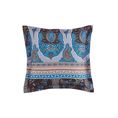 Bassetti Genova B1 Funda de cojín (100% algodón, satén mako en Color Azul, Medidas: 65 x 65 cm) Bassetti Genova B1 Funda de cojín (100% algodón, satén mako en Color Azul, Medidas: 65 x 65 cm)
