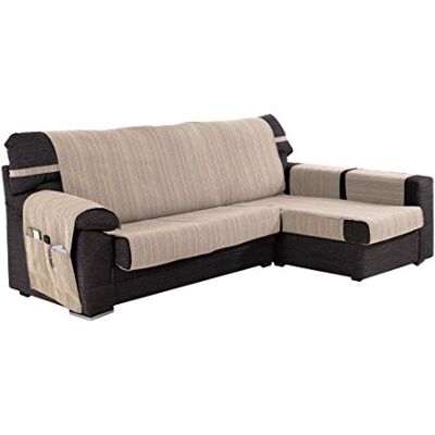 Martina Home Cubre Sofa Chaise Longue Modelo Ribera Tela Brazo Derecho Color Crudo Medida 280 cm. Martina Home Cubre Sofa Chaise Longue Modelo Ribera Tela Brazo Derecho Color Crudo Medida 280 cm.