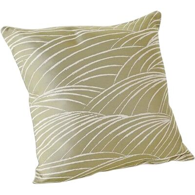 Linder – Cojín tapizado, Tejido y teñido en Francia – Estilo Naturaleza – Acabado Ribeteado – Desenfundable – Color Verde Oliva – Dimensiones 45 x 45 cm – Colección Chablis Linder – Cojín tapizado, Tejido y teñido en Francia – Estilo Naturaleza – Acabado Ribeteado – Desenfundable – Color Verde Oliva – Dimensiones 45 x 45 cm – Colección Chablis