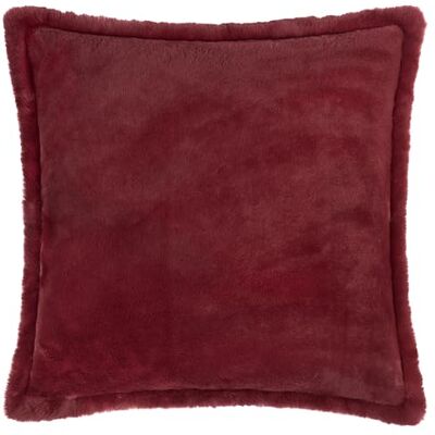 furn. Funda de cojín de Piel sintética Kallu: cojín Decorativo Suave y Esponjoso con Borde Oxford (Berry 45x45cm) furn. Funda de cojín de Piel sintética Kallu: cojín Decorativo Suave y Esponjoso con Borde Oxford (Berry 45x45cm)