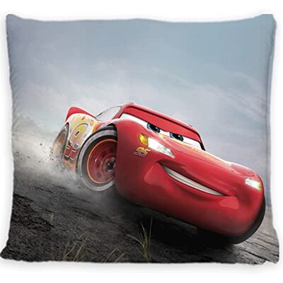 Disney Home Cars – Cojín Decorativo con Relleno y Cremallera – 40 x 40 cm – Cojín con Relleno, Gran cojín Decorativo para sofá, salón, Dormitorio – Suave cojín Disney Home Cars – Cojín Decorativo con Relleno y Cremallera – 40 x 40 cm – Cojín con Relleno, Gran cojín Decorativo para sofá, salón, Dormitorio – Suave cojín