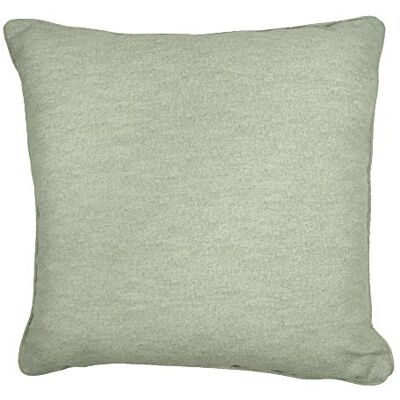 Fusion Sorbonne Funda de cojín, Algodón, Verde, Cushion Cover: 43 x 43cm Fusion Sorbonne Funda de cojín, Algodón, Verde, Cushion Cover: 43 x 43cm