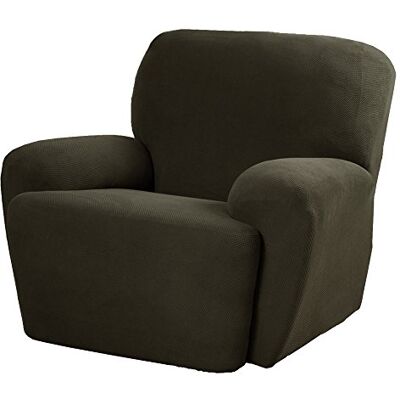 Zenna Home MAYTEX Pixel Funda para sillón reclinable de 4 Piezas con Bolsillo Lateral, Tela, Verde Oliva grisácero, Recliner Zenna Home MAYTEX Pixel Funda para sillón reclinable de 4 Piezas con Bolsillo Lateral, Tela, Verde Oliva grisácero, Recliner